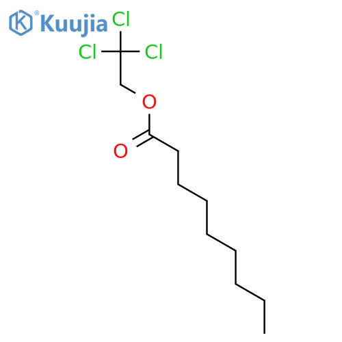 NONANOIC ACID, 2,2,2-TRICHLOROETHYL ESTER structure