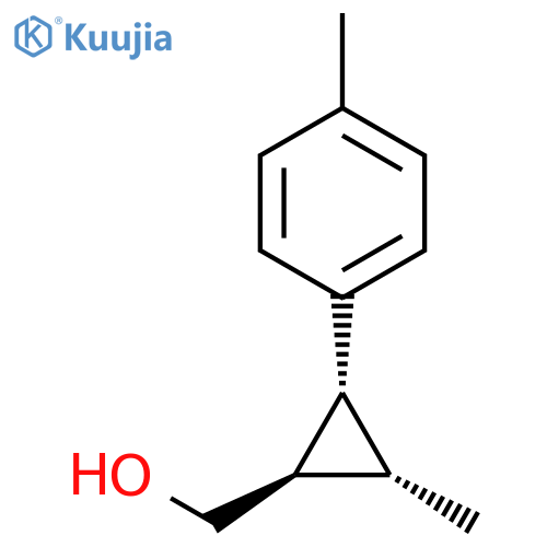 Cyclopropanemethanol, 2-methyl-3-(4-methylphenyl)-, (1R,2S,3R)- structure