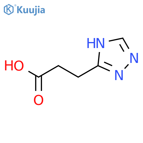 3-(1H-1,2,4-triazol-3-yl)propanoic acid structure