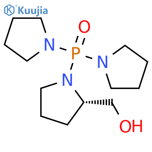 2-Pyrrolidinemethanol, 1-(di-1-pyrrolidinylphosphinyl)-, (S)- structure