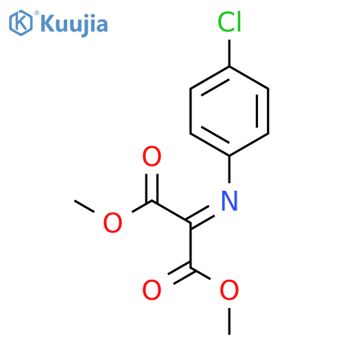PROPANEDIOIC ACID, [(4-CHLOROPHENYL)IMINO]-, DIMETHYL ESTER structure
