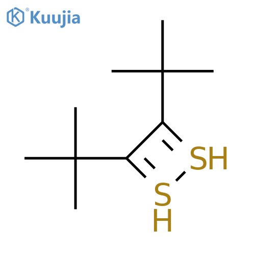 1,2-Dithiete,3,4-bis(1,1-dimethylethyl)- structure