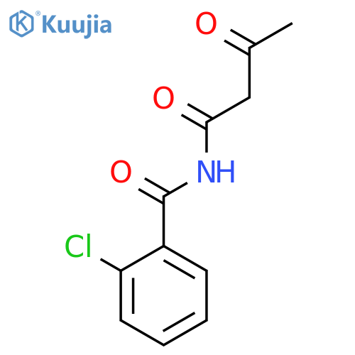 Benzamide, 2-chloro-N-(1,3-dioxobutyl)- structure