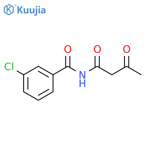 Benzamide, 3-chloro-N-(1,3-dioxobutyl)- structure