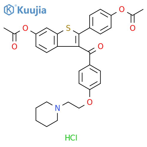 Raloxifene dimethyl ester hydrochloride structure