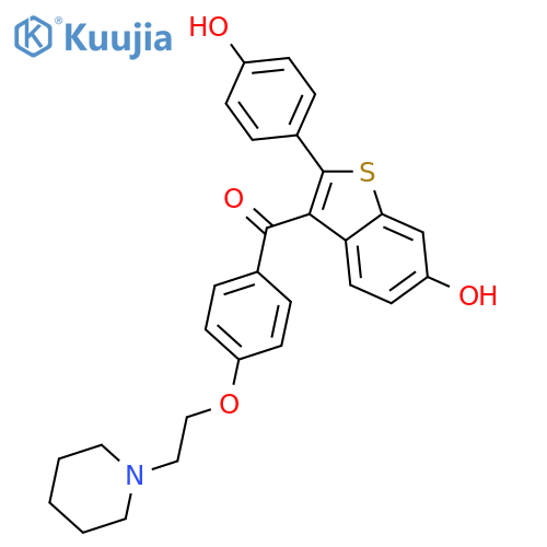 Raloxifene structure