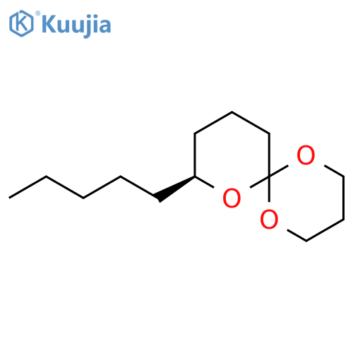 1,5,7-Trioxaspiro[5.5]undecane, 8-pentyl-, (8S)- structure