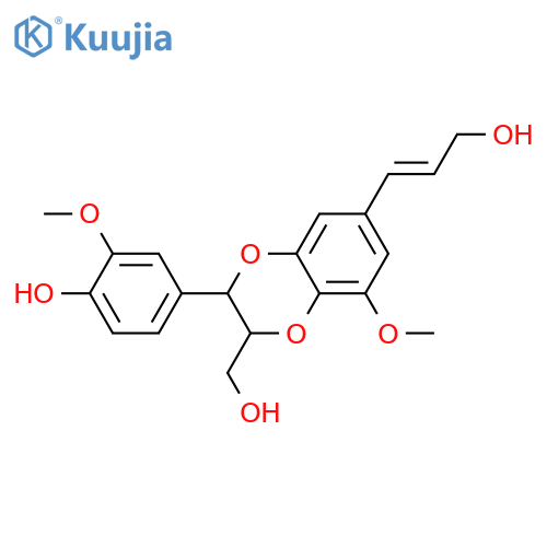 3,7'-Epoxy-4,8'-oxylign-7-ene-3',4',5,9,9'-pentol; (7E,7'R*,8'R*)-form, 3',5-Di-Me ether structure
