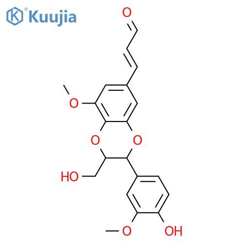 3,7'-Epoxy-4,8'-oxylign-7-ene-3',4',5,9,9'-pentol; (7E,7'R*,8'R*)-form, 9-Aldehyde, 3',5-di-Me ether structure