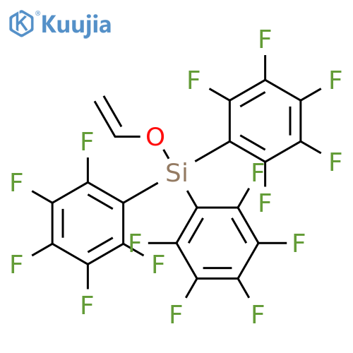 SILANE, (ETHENYLOXY)TRIS(PENTAFLUOROPHENYL)- structure