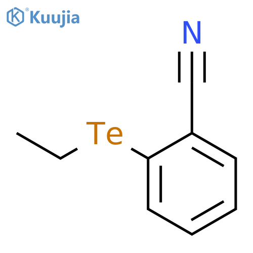 BENZONITRILE, 2-(ETHYLTELLURO)- structure
