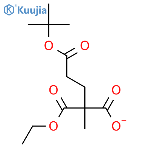 1,3,3-BUTANETRICARBOXYLIC ACID, 1-(1,1-DIMETHYLETHYL) 3-ETHYL ESTER structure