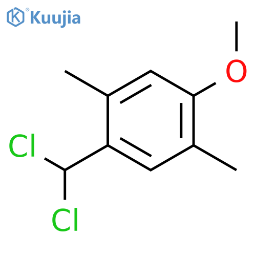 BENZENE, 1-(DICHLOROMETHYL)-4-METHOXY-2,5-DIMETHYL- structure