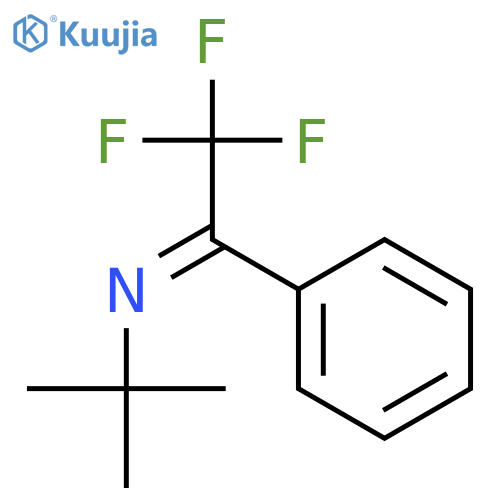 2-Propanamine, 2-methyl-N-(2,2,2-trifluoro-1-phenylethylidene)- structure