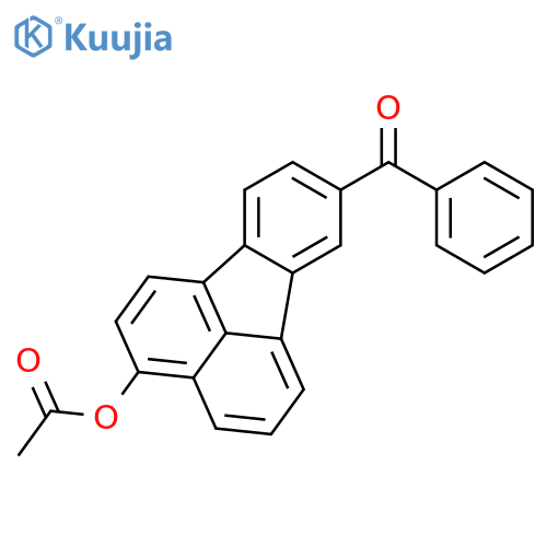 Methanone, [3-(acetyloxy)-8-fluoranthenyl]phenyl- structure