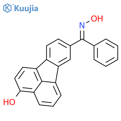 METHANONE, (3-HYDROXY-8-FLUORANTHENYL)PHENYL-, OXIME structure