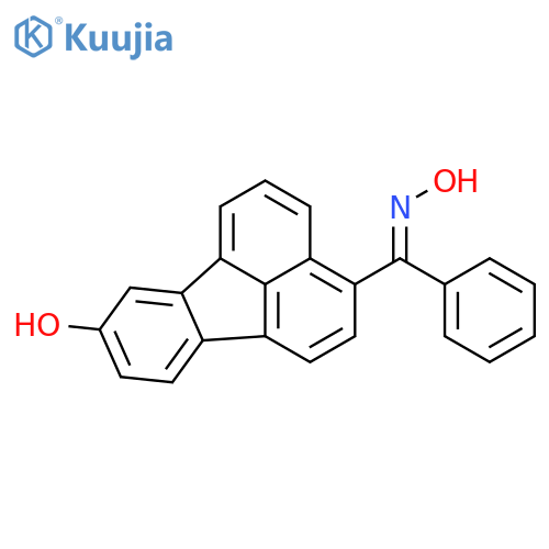 METHANONE, (8-HYDROXY-3-FLUORANTHENYL)PHENYL-, OXIME structure