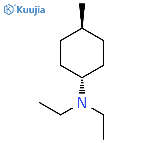 CYCLOHEXANAMINE, N,N-DIETHYL-4-METHYL-, TRANS- structure