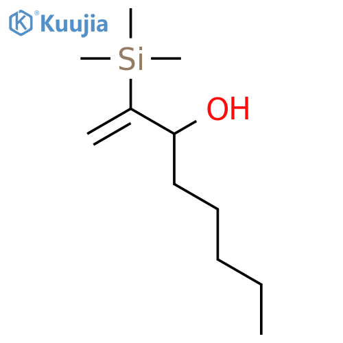 1-Octen-3-ol, 2-(trimethylsilyl)- structure