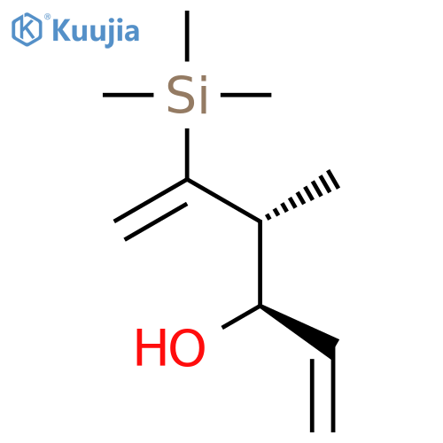 1,5-HEXADIEN-3-OL, 4-METHYL-5-(TRIMETHYLSILYL)-, (R*,R*)- structure
