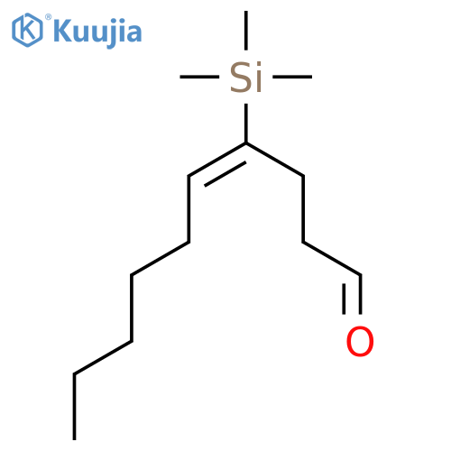 4-DECENAL, 4-(TRIMETHYLSILYL)-, (Z)- structure