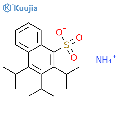 Naphthalenesulfonicacid, tris(1-methylethyl)-, ammonium salt (9CI) structure