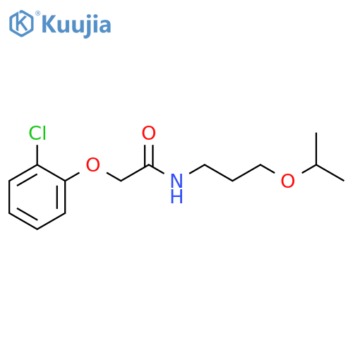 ACETAMIDE, 2-(2-CHLOROPHENOXY)-N-[3-(1-METHYLETHOXY)PROPYL]- structure