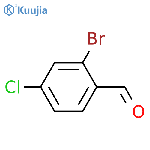 2-Bromo-4-chlorobenzaldehyde structure