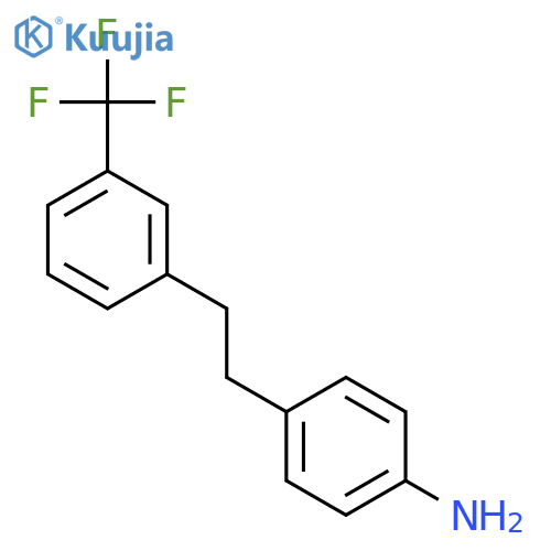 Benzenamine, 4-[2-[3-(trifluoromethyl)phenyl]ethyl]- structure