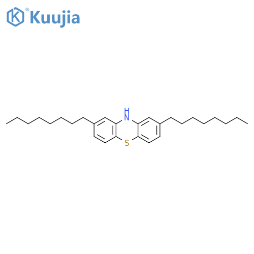 10H-Phenothiazine, 2,8-dioctyl- structure