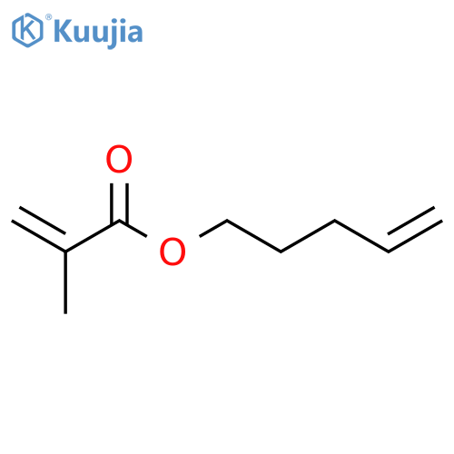 2-Propenoic acid, 2-methyl-, 4-pentenyl ester structure