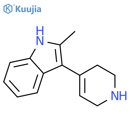 2-methyl-3-(1,2,3,6-tetrahydropyridin-4-yl)-1H-indole structure