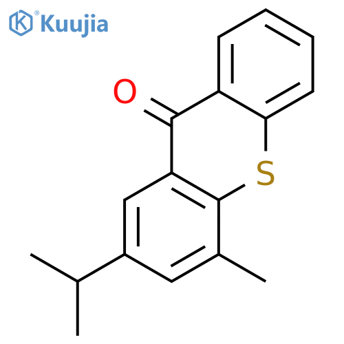 9H-Thioxanthen-9-one, 4-methyl-2-(1-methylethyl)- structure