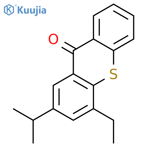 9H-Thioxanthen-9-one, 4-ethyl-2-(1-methylethyl)- structure