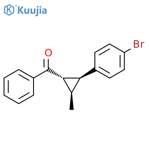 Methanone,[(1S,2S,3R)-2-(4-bromophenyl)-3-methylcyclopropyl]phenyl- structure
