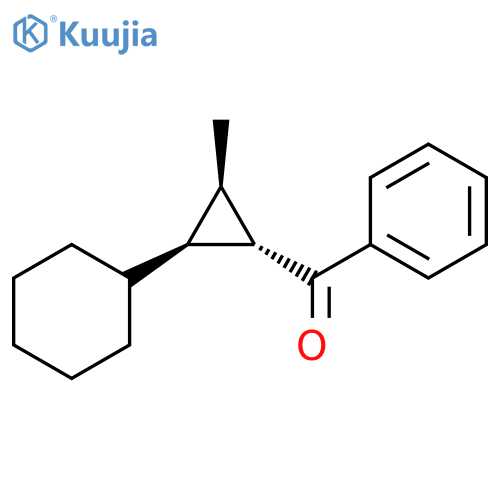 Methanone, [(1S,2S,3R)-2-cyclohexyl-3-methylcyclopropyl]phenyl- structure