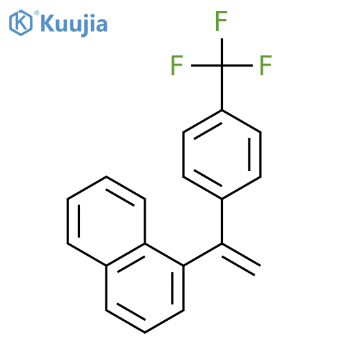 Naphthalene, 1-[1-[4-(trifluoromethyl)phenyl]ethenyl]- structure