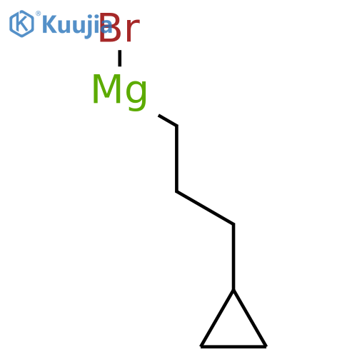 Magnesium, bromo(3-cyclopropylpropyl)- structure