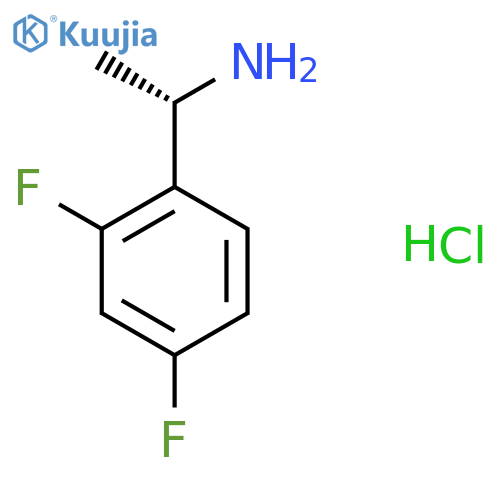 (S)-1-(2,4-Difluorophenyl)ethanamine hydrochloride structure