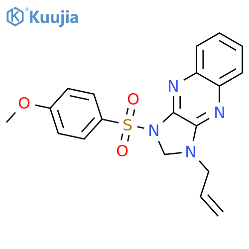 1-(4-methoxybenzenesulfonyl)-3-(prop-2-en-1-yl)-1H,2H,3H-imidazo4,5-bquinoxaline structure