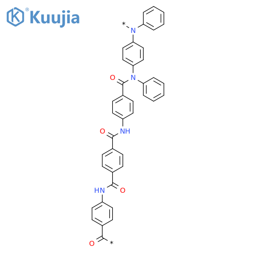 POLY[(PHENYLIMINO)-1,4-PHENYLENE(PHENYLIMINO)CARBONYL-1,4-PHENYLENEIMINOCARBONYL-1,4-PHENYLENECARBONYLIMINO-1,4-PHENYLENECARBONYL] structure