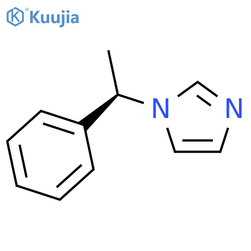 1H-Imidazole, 1-[(1R)-1-phenylethyl]- structure