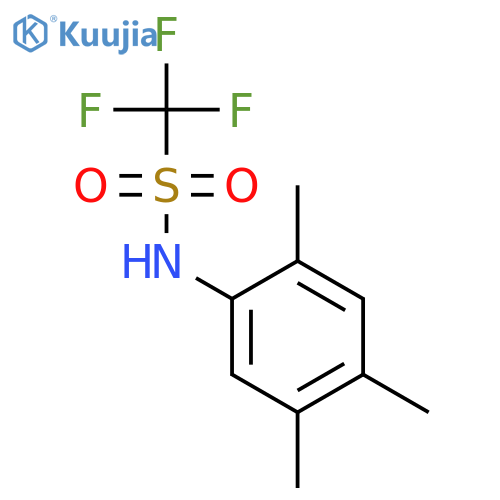 Methanesulfonamide, 1,1,1-trifluoro-N-(2,4,5-trimethylphenyl)- structure