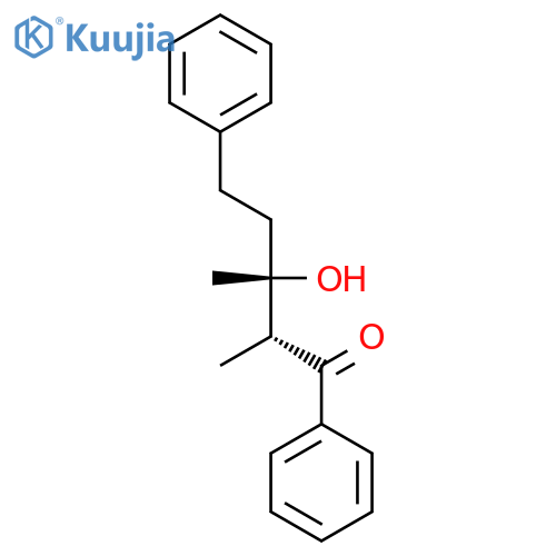 1-PENTANONE, 3-HYDROXY-2,3-DIMETHYL-1,5-DIPHENYL-, (R*,S*)- structure