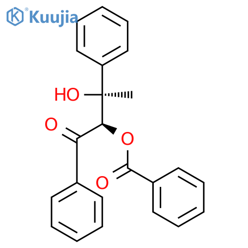 1-BUTANONE, 2-(BENZOYLOXY)-3-HYDROXY-1,3-DIPHENYL-, (R*,S*)- structure