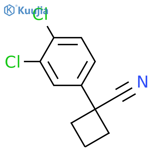 1-(3,4-Dichlorophenyl)cyclobutanecarbonitrile structure