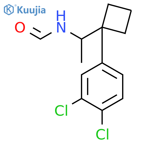 FORMAMIDE, N-[1-[1-(3,4-DICHLOROPHENYL)CYCLOBUTYL]ETHYL]- structure