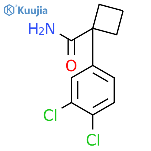 Cyclobutanecarboxamide, 1-(3,4-dichlorophenyl)- structure