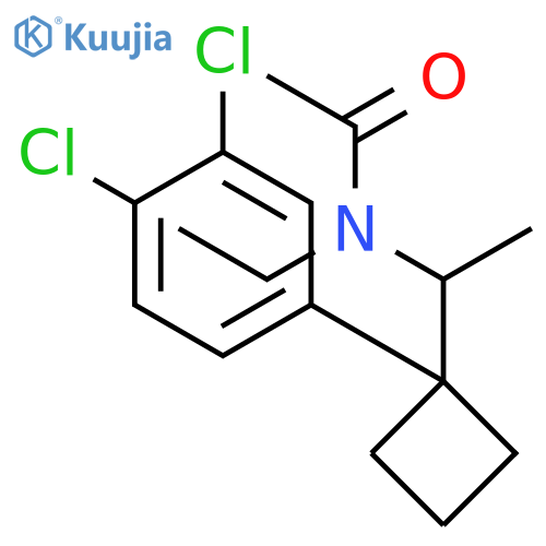 Acetamide, N-[1-[1-(3,4-dichlorophenyl)cyclobutyl]ethyl]-N-ethyl- structure