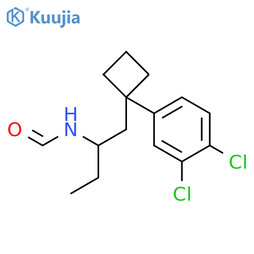 FORMAMIDE, N-[1-[[1-(3,4-DICHLOROPHENYL)CYCLOBUTYL]METHYL]PROPYL]- structure